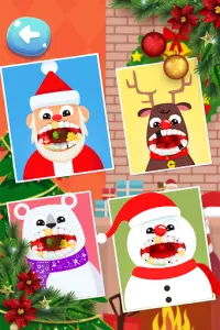 Dentist Christmas Doctor Game Screen Shot 1