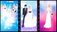 ❄ الزفاف الجليدية ❄ المجمدة فستان العروس حتى لعبة Screen Shot 0