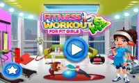 Fitness Workout Fitnessstudio Mädchen - verkleiden Screen Shot 3