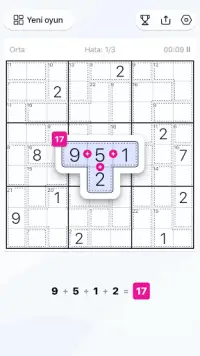 Killer Sudoku Sudoku Bulmacası Screen Shot 0