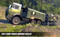 Camion dell'esercito alla guida di camionista sim Screen Shot 3