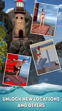 Cliff Diver: Water Jumping Screen Shot 2