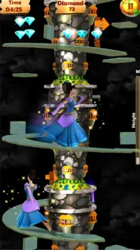 Princess Run - Spiral Twisty Road Screen Shot 2