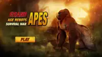 Grand Apes Age VS Superhero Robots Survival War 3D Screen Shot 2