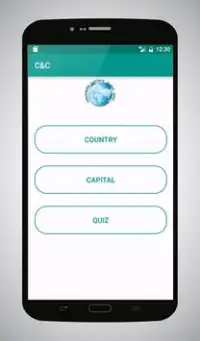 Countries & Capitals Game -  Flags, Quiz Screen Shot 1