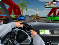 High Speed Traffic Car Driving Road Race Simulator Screen Shot 12