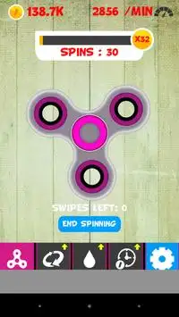Fidget Spinner Game Screen Shot 2