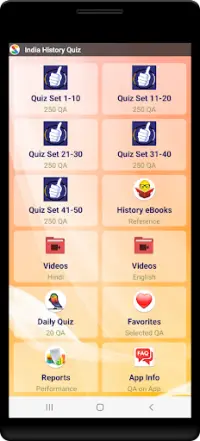 ভারতীয় ইতিহাস Quiz & e-Book Screen Shot 0