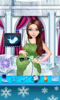 Ice Princess: Frozen Baby Care Screen Shot 0
