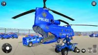 Jeux de Camion de Transport de Voiture de Police Screen Shot 3