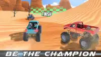 Potwór ciężarówka offroad pustynny wyścig 3d Screen Shot 4