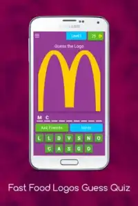 Fast Food Logos Guess Quiz Screen Shot 0