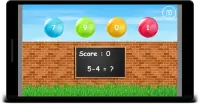 Cool Math Bubbles: Math Games for Kids Screen Shot 1
