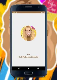 Rebecca Zamolo video call and chat simulator Screen Shot 0