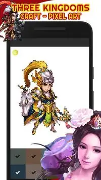 Three Kingdoms Craft Pixel Art - Color By Number Screen Shot 6