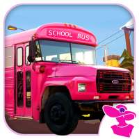 Chauffeur d'autobus scolaire Pink Lady