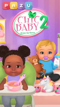 シックな赤ちゃん2-子供向けのドレスアップとベビーケアゲーム Screen Shot 0