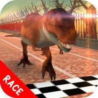 Dinosaurier Racing Virtuelles Haustier: T-Rex