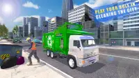 Garbage Truck Driver 2020 Games: Dump Truck Sim Screen Shot 9