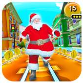 Subway Santa Rush - Santa Claus Running Game