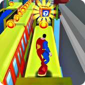 Super Heroes Subway Surf 3D