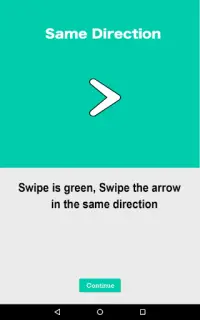 Swipe the arrow - Brain Games Screen Shot 3