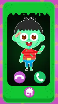 Cute Baby Zombie Phone Screen Shot 2