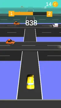 Traffic  run  Taxi  - 3D Traffic Escape Runner Screen Shot 1