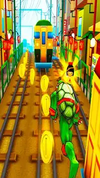 Subway  Halloween Turtle Legends Ninja Screen Shot 0