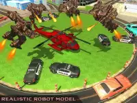 Futuristic Air Helicopter Flying Robot Transform Screen Shot 5