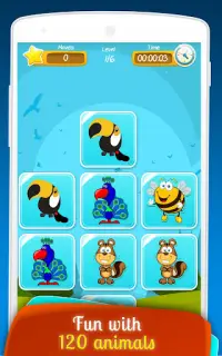 Matching Animals Game for Kids Screen Shot 1