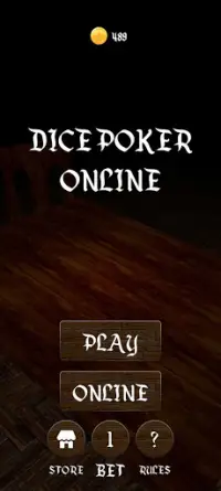 Dice Poker Online Screen Shot 0