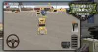 Camiones militares Parking 3D Screen Shot 9