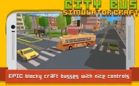 City Bus Simulator Craft Screen Shot 1