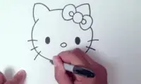 How To Draw Hello Kitty Screen Shot 0