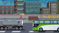 Shin-Chan Traffic Surfer Screen Shot 1