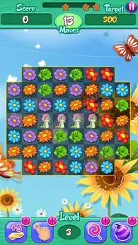 Blossom Crush - Best Flower Crush Mania Game Screen Shot 3