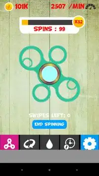 Fidget Spinner Game Screen Shot 0