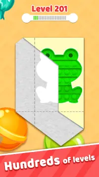 Paper Folding 3D - Puzzle Game Screen Shot 2