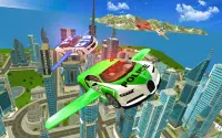 Drive Real Futuristic Police Flying Car 3D Screen Shot 2