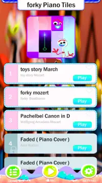 Magic Piano forky game tiles Screen Shot 1