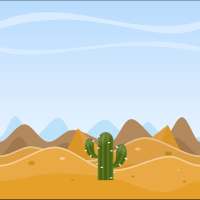 Jump the cactus!