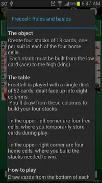 Freecell Playing Cards Screen Shot 3