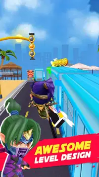 Subway Ninja Run Dash Screen Shot 2