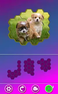 Hexa Jigsaw - Dogs jigsaw puzzle game Screen Shot 7