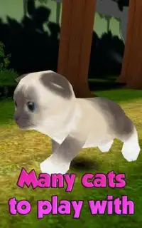Cute Kitten Friends Run 3D Screen Shot 1