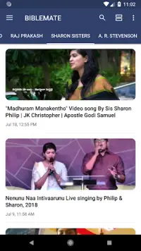 Biblemate - Telugu Christian Bible Messages, Songs Screen Shot 6