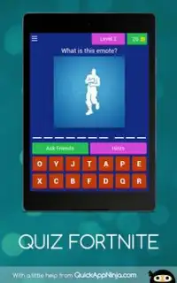 QUIZ Fortnite Battle Royale Unofficial Screen Shot 16