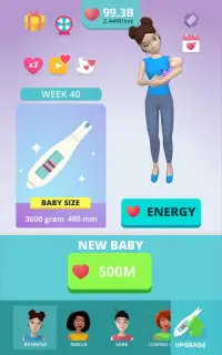 엄마와 아기 - 3D 임신 시뮬레이터 Screen Shot 18