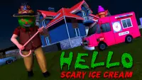 हैलो आइसक्रीम ट्रक पड़ोसी - डरावना खेल Screen Shot 0